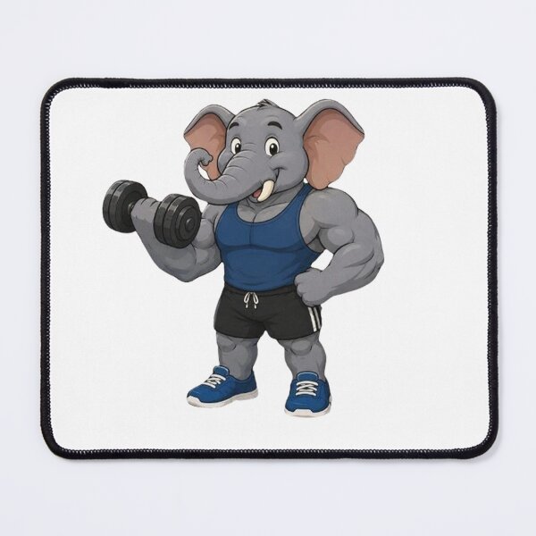 Item preview, gym elephant designed and sold by Gokuxtreme.