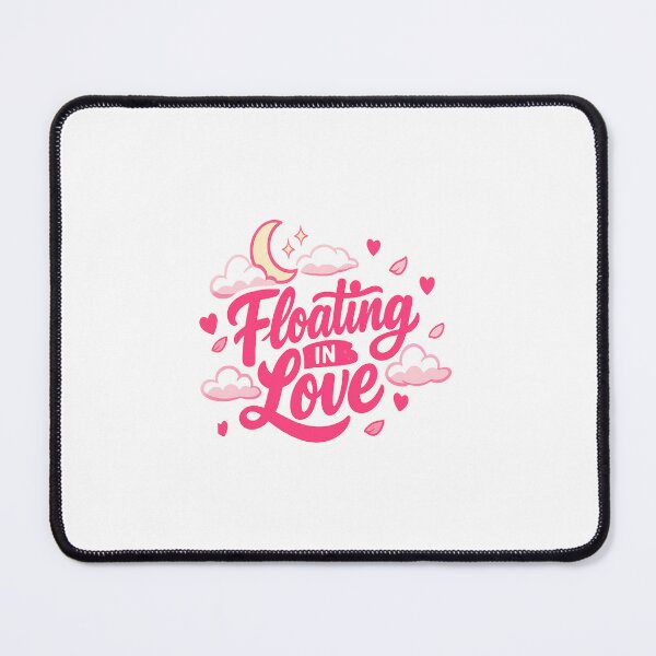 Item preview, Floating in Love — Minimal Romantic Design designed and sold by Lovestickerco.