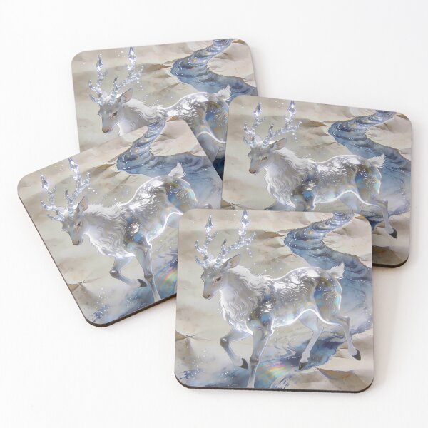 Item preview, The Silent Deluge: Fuzhu White Deer of Celestial Waters designed and sold by Studio Lumiére Zeit.