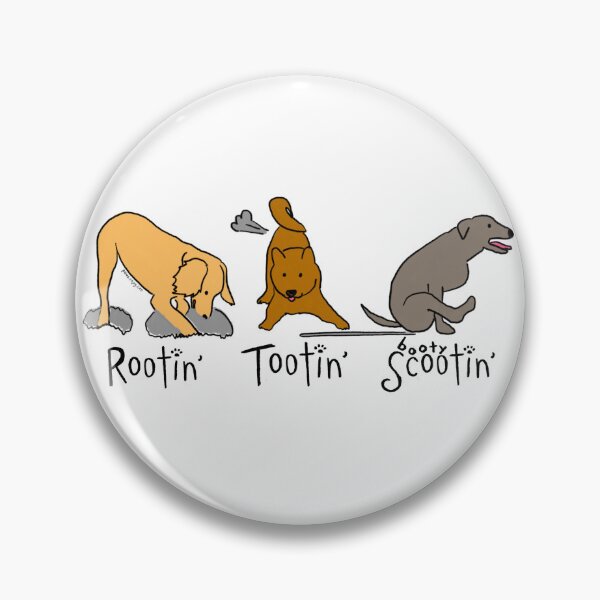 Item preview, My Dog's Hobbies Include Rooting Tooting and Booty Scooting Funny Dog Lovers Design Cartoon designed and sold by yashiki.