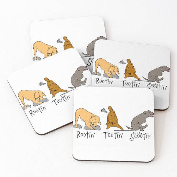 Item preview, My Dog's Hobbies Include Rooting Tooting and Booty Scooting Funny Dog Lovers Design Cartoon designed and sold by yashiki.