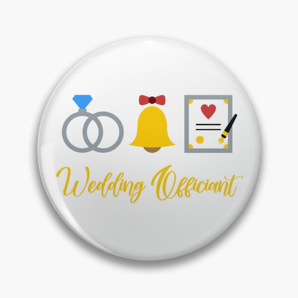 Item preview, Elegant Wedding Officiant Ceremony Design designed and sold by NotaryLife.