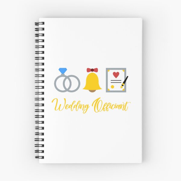 Item preview, Elegant Wedding Officiant Ceremony Design designed and sold by NotaryLife.