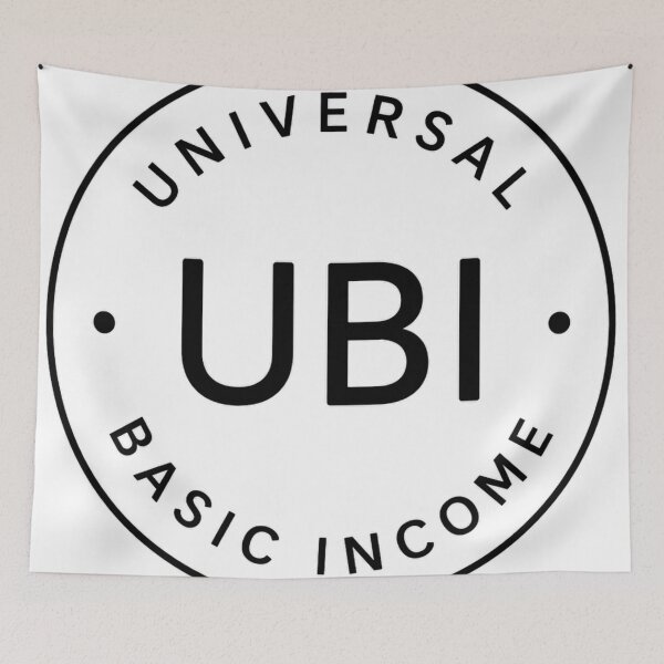 Item preview, Universal Basic Income logo designed and sold by SociProgress.
