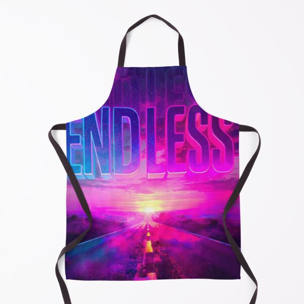 Item preview, ENDLESS - Neon Sunset Highway Motivational Road Art designed and sold by RAMHEARTS.