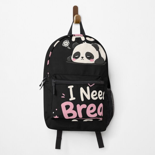 Item preview, I Need Break ASAP Cute Panda Kawaii Quote Design designed and sold by Sanika arts .