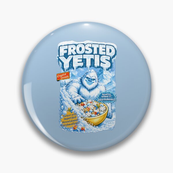 Item preview, Cryptid Cereals: Frosted Yetis designed and sold by FoxBaine Designs.