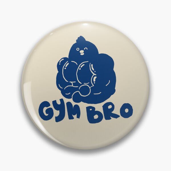 Item preview, Blue Chick Gym Bro Hand Drawn Linocut Illustration designed and sold by RNASstuff.