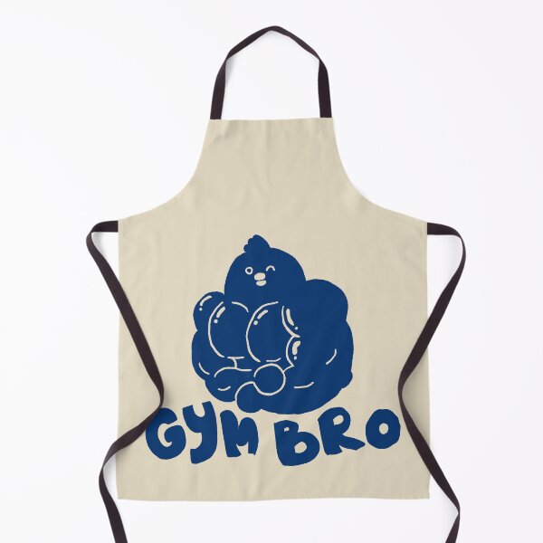 Item preview, Blue Chick Gym Bro Hand Drawn Linocut Illustration designed and sold by RNASstuff.