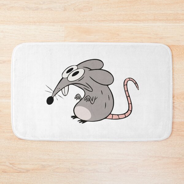 Item preview, Funny Anxious Mouse Cartoon - Crazy Rat Sticker designed and sold by Centaurosticker.
