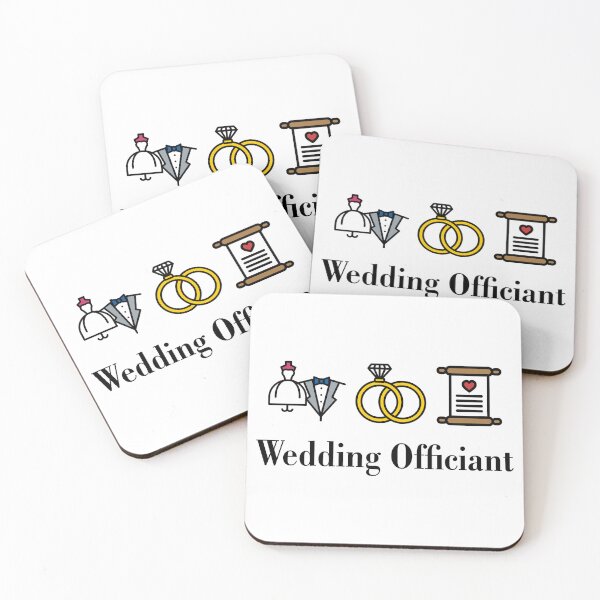 Item preview, Classic Wedding Officiant Icon Design designed and sold by NotaryLife.