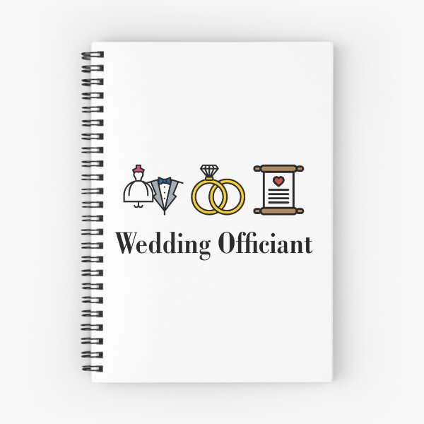 Item preview, Classic Wedding Officiant Icon Design designed and sold by NotaryLife.