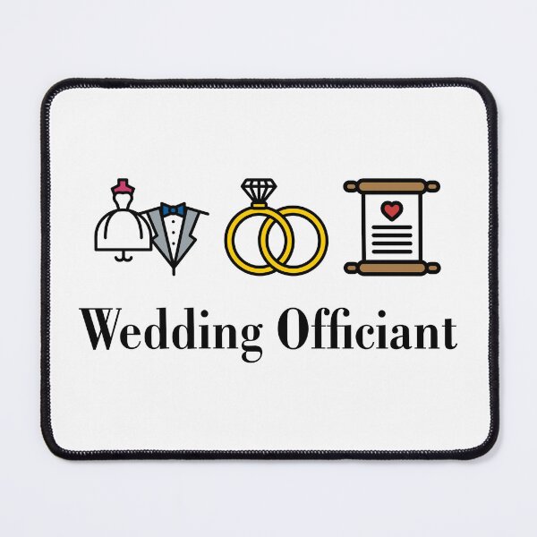 Item preview, Classic Wedding Officiant Icon Design designed and sold by NotaryLife.