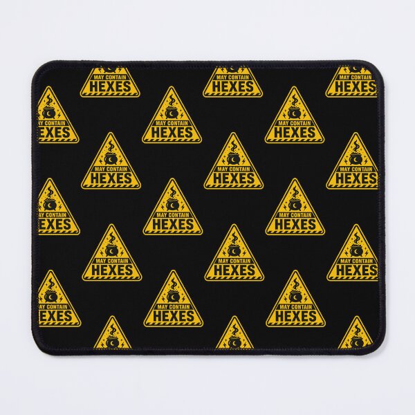Item preview, MAY CONTAIN HEXES Triangle Warning Sign designed and sold by Zamoar.