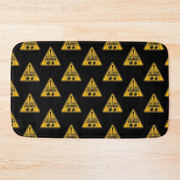 Item preview, MAY CONTAIN CRUMBS Triangle Warning Sign designed and sold by Zamoar.