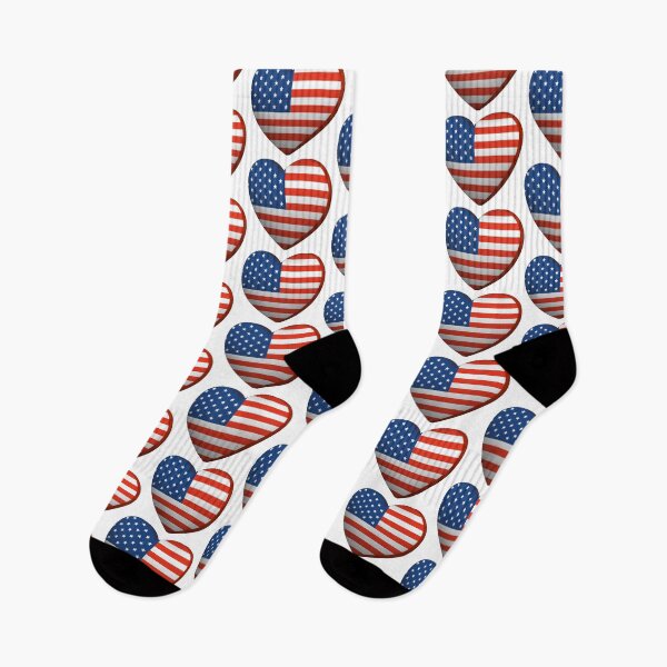 Item preview, Patriotic 3D American Flag Heart designed and sold by dcohea.