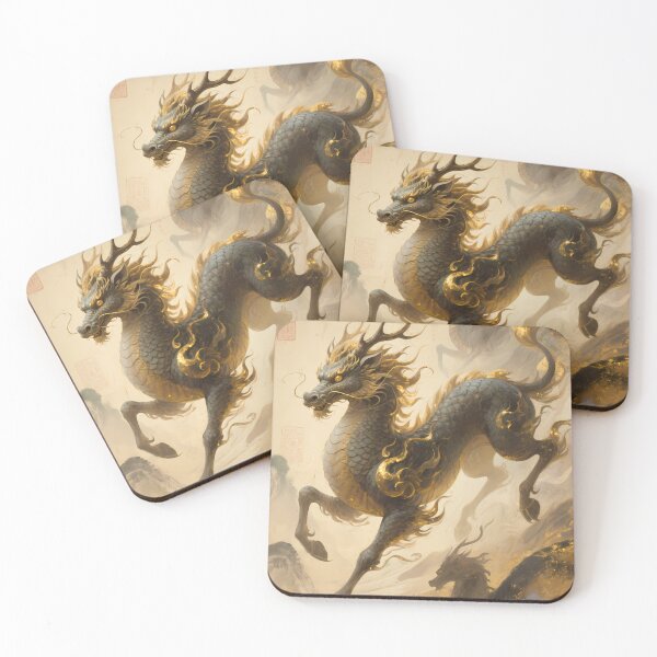 Item preview, The Terrestrial Guardian: Qilin Eternal Sanctuary Art designed and sold by Studio Lumiére Zeit.