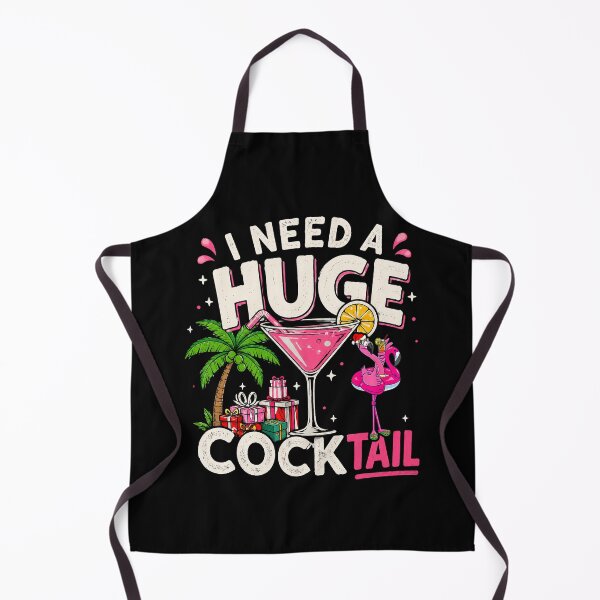 Item preview, I Need a Huge Cocktail Adult Joke Funny Drinking Quote designed and sold by thomas-frame.