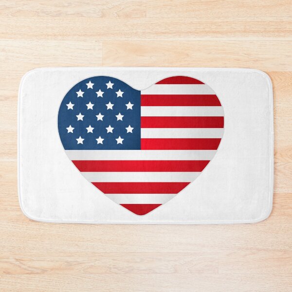 Item preview, Patriotic 2D American Flag Heart designed and sold by dcohea.