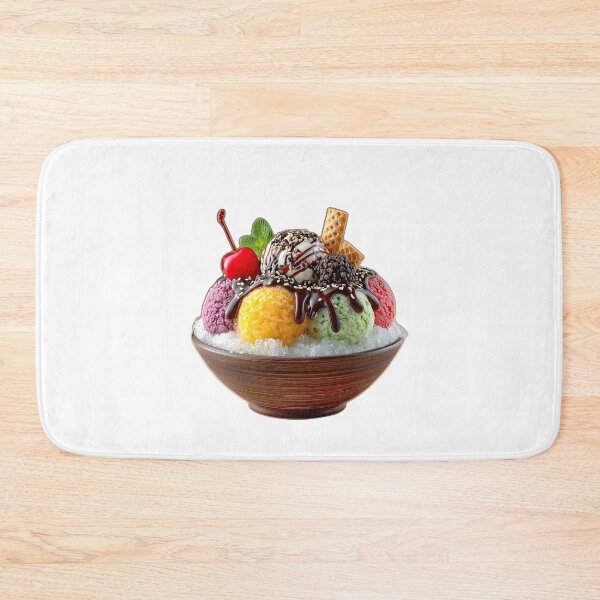 Item preview, Colorful Shaved Ice Dessert with Ice Cream designed and sold by colorful-white.