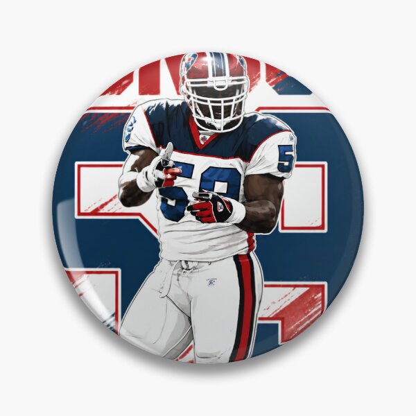 Item preview, ​London Fletcher 59 Retro Buffalo Football Art designed and sold by Thogan0416.