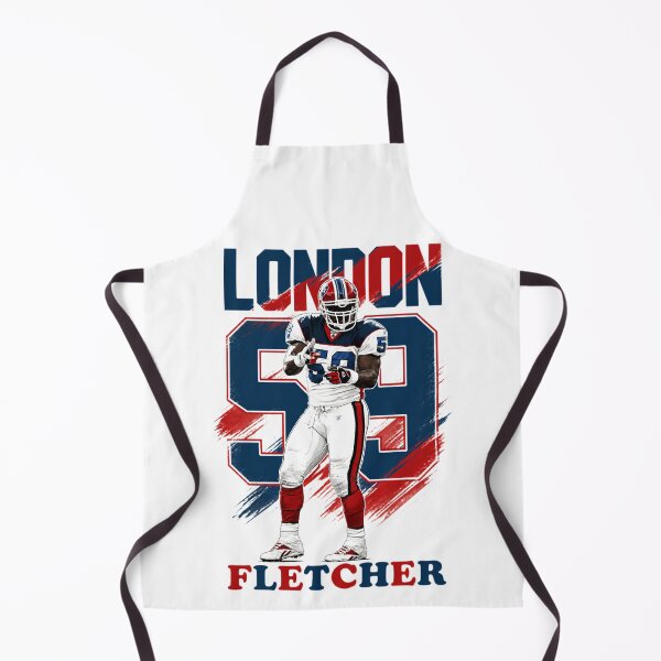 Item preview, ​London Fletcher 59 Retro Buffalo Football Art designed and sold by Thogan0416.