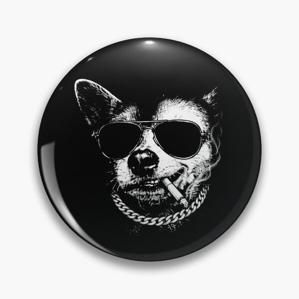 Item preview, Meme gracioso de un chihuahua fumando un cigarrillo designed and sold by suhairee-studio.