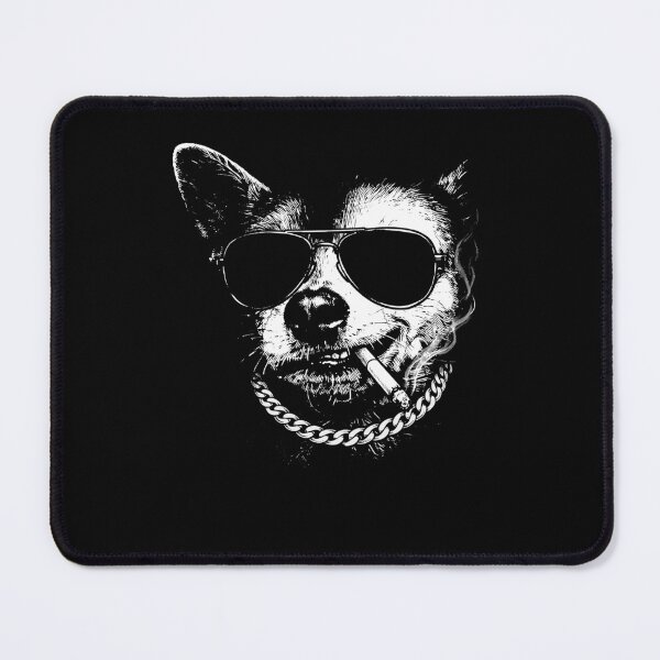 Item preview, Chihuahua Smoking Cigarette Funny Dog Meme designed and sold by suhairee-studio.