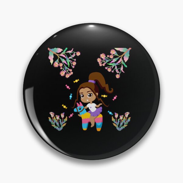 Item preview, Cute Piñata Party Girl: Colorful Fiesta Candy & Rainbow Flowers designed and sold by Yasmine Mohammed.