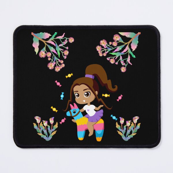 Item preview, Cute Piñata Party Girl: Colorful Fiesta Candy & Rainbow Flowers designed and sold by Yasmine Mohammed.
