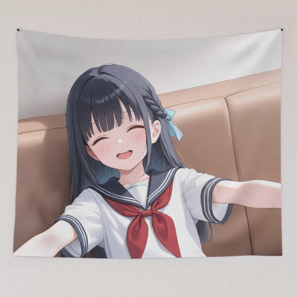 Item preview, Shoko Makinohara Bunny Girl Senpai School Smile Joy designed and sold by bystudiolereve.
