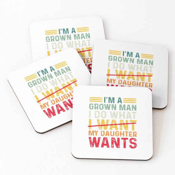 Item preview, funny dad father i'm a grown man i do what my daughter wants designed and sold by thomas-frame.