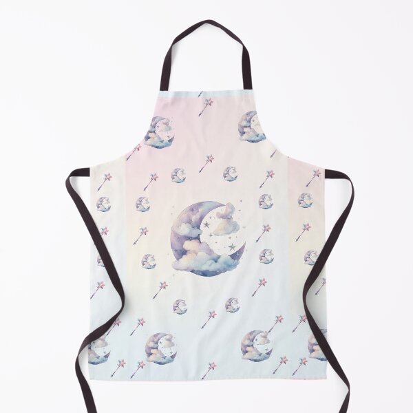 Item preview, Dreamy Celestial Moon Pattern | Pastel Kawaii Moon & Magic Wand Aesthetic designed and sold by Mobile Cases Store.