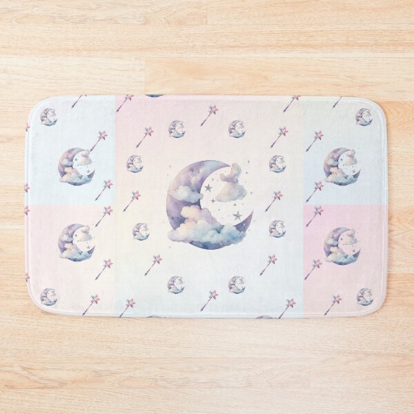 Item preview, Dreamy Celestial Moon Pattern | Pastel Kawaii Moon & Magic Wand Aesthetic designed and sold by Mobile Cases Store.