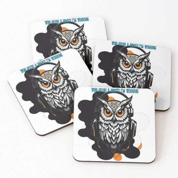 Item preview, Who Gives A Hoot I'm Winning Funny Gamer Owl designed and sold by Animalloveus.
