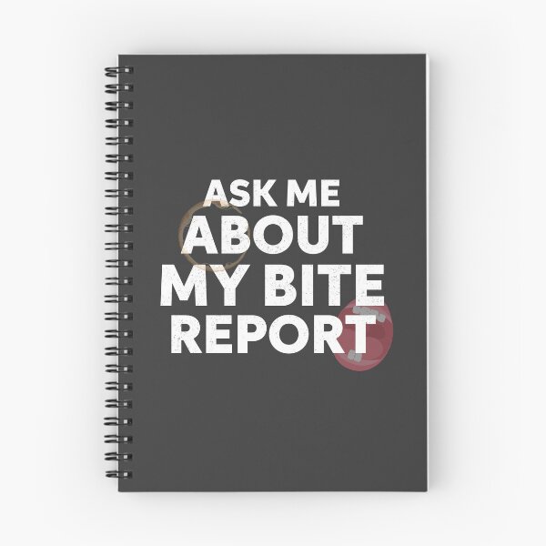Item preview, Ask Me About My Bite Report Funny Daycare Teacher Design White Version designed and sold by The Sticky Clipboard.