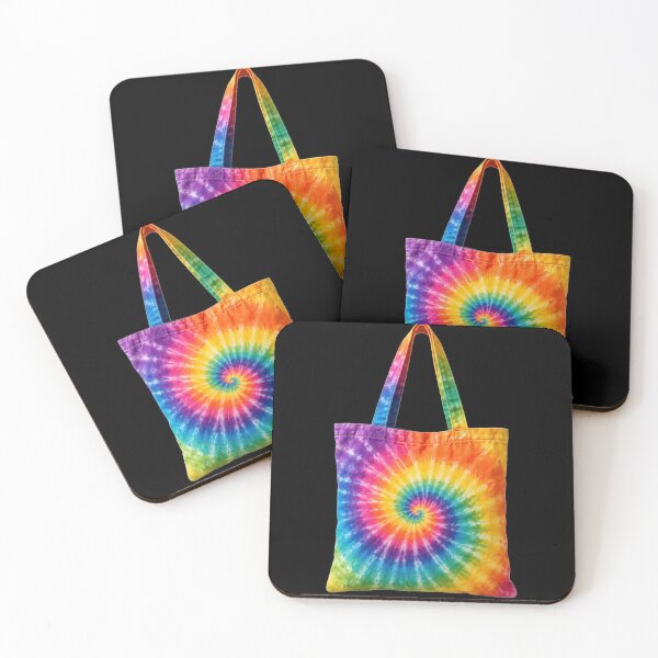 Item preview, Rainbow Spiral Tie-Dye Tote Bag designed and sold by jgvisualarts.