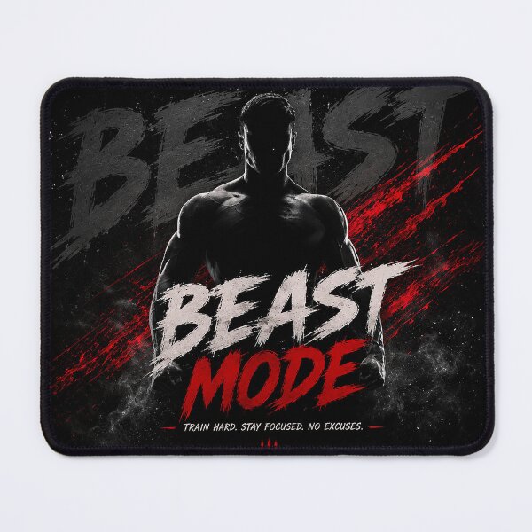 Item preview, Beast Mode Gym Motivation Design designed and sold by rkdgtalgraphic.