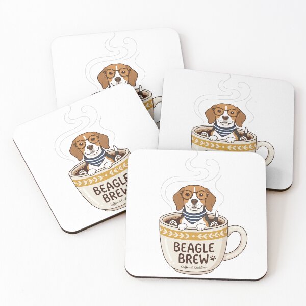 Item preview, Beagle Coffee Lover Club Retro Caffeine Dog Mom designed and sold by PictoVibe.