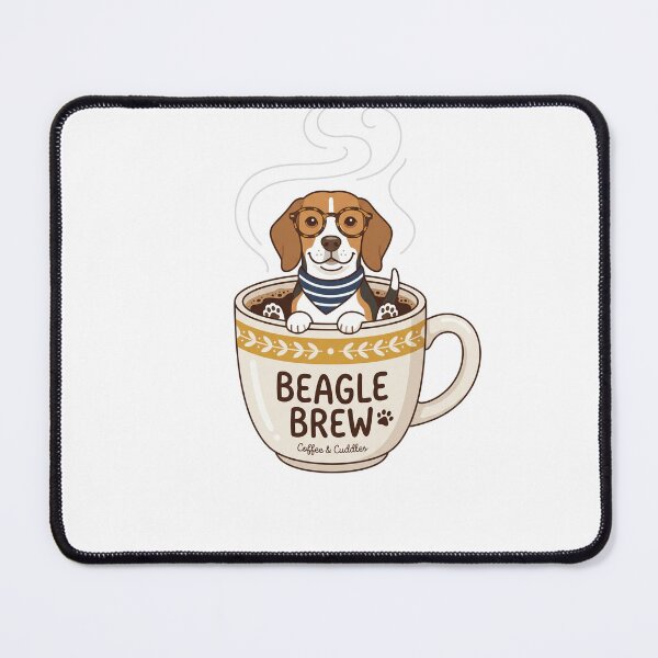 Item preview, Beagle Coffee Lover Club Retro Caffeine Dog Mom designed and sold by PictoVibe.