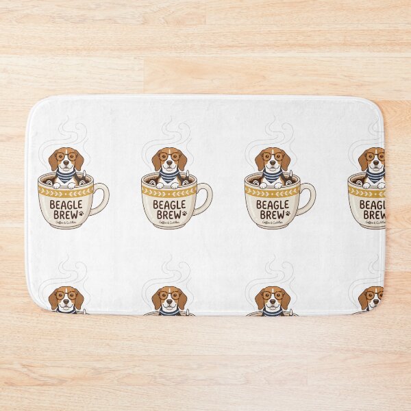 Item preview, Beagle Coffee Lover Club Retro Caffeine Dog Mom designed and sold by PictoVibe.