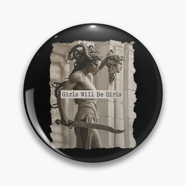 Item preview, Vintage Girls Will Be Girls Medusa Feminism designed and sold by suhairee-studio.
