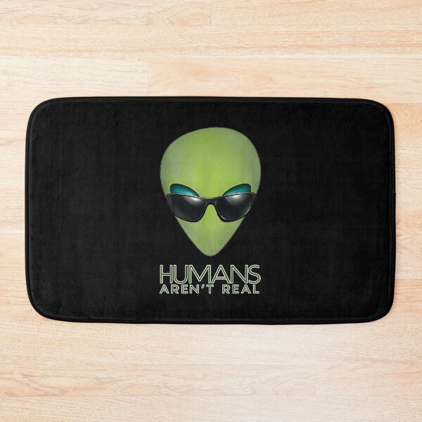 Item preview, alien funny humans aren't real cute ufo designed and sold by thomas-frame.
