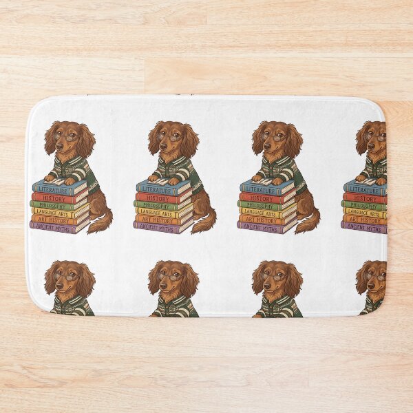 Item preview, Dachshund Book Club Librarian Wiener Dog Lover designed and sold by PictoVibe.
