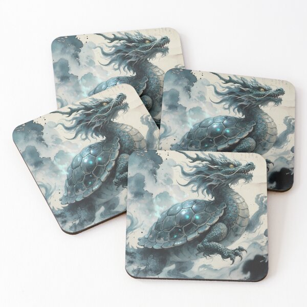 Item preview, The Northern Star: Graphite-Gold Xuanwu Astral Alignment Art designed and sold by Studio Lumiére Zeit.