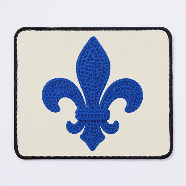 Item preview, Quebec crochet fleur-de-lis designed and sold by FatBirdie.