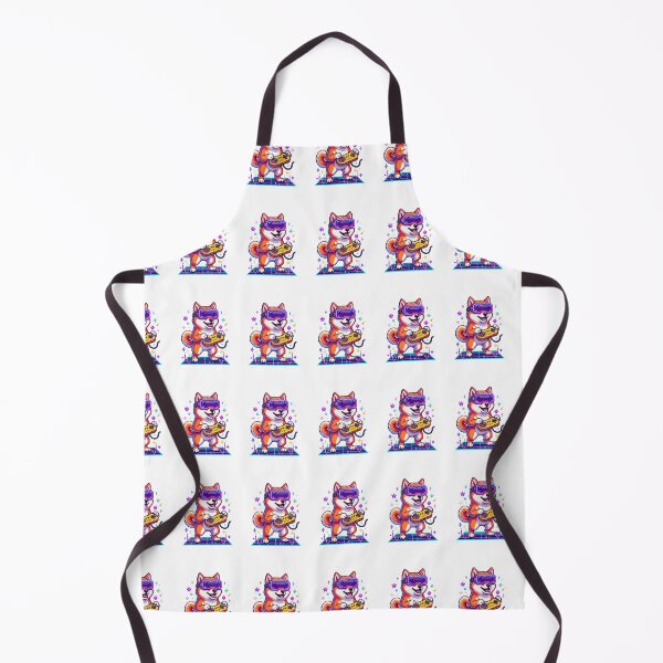 Item preview, Shiba Inu Retro Gamer Squad 8 Bit Pixel Dog designed and sold by PictoVibe.