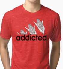 Nebraska Corn Addicted Shirt Tri-blend T-Shirt