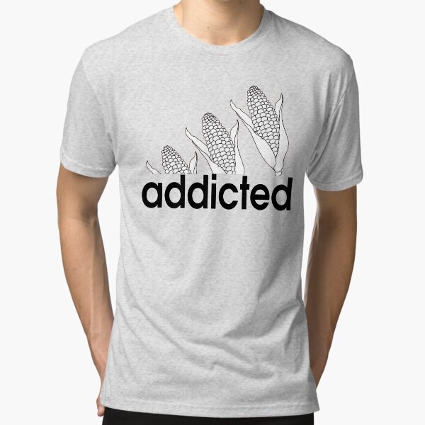 Nebraska Corn Addicted Shirt Tri-blend T-Shirt