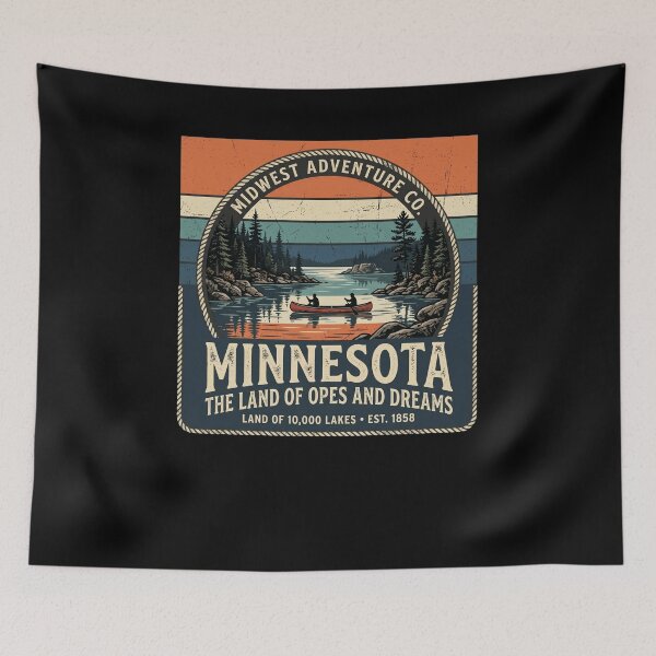 Item preview, Minnesota the land of opes and dreams funny midwest saying designed and sold by snowry.